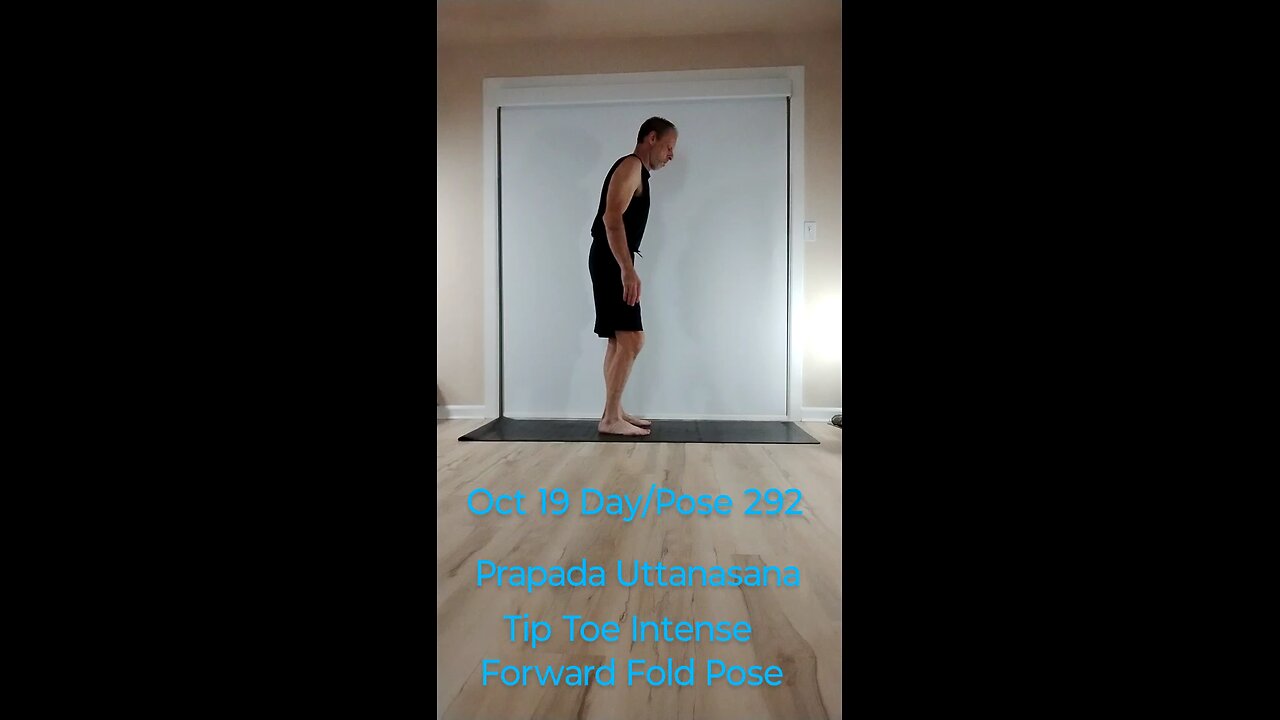 Prapada Uttanasana / Tip Toe Intense Forward Fold Pose