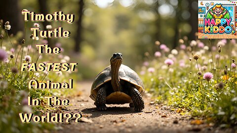 Timothy Turtle Thinks He’s the Fastest Animal Alive! 🐢💨