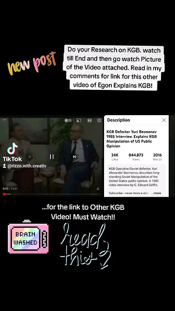 KGB, RACIRS,Manipulation Must watch>