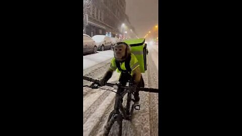 🤣 Monkey delivering the parcels
