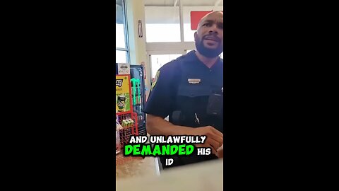 Man detained & arrested after refusing ID at store #IllegalArrest #japd