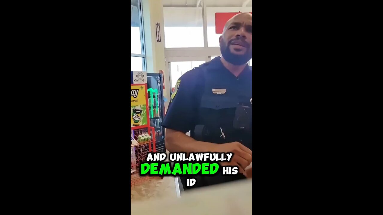 Man detained & arrested after refusing ID at store #IllegalArrest #japd