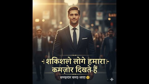 Powerful Log Hamesha Kamzor Dikhte Hain 💭 | Samajhdar Samajh Jayega 😉 | Deep Life Motivation”