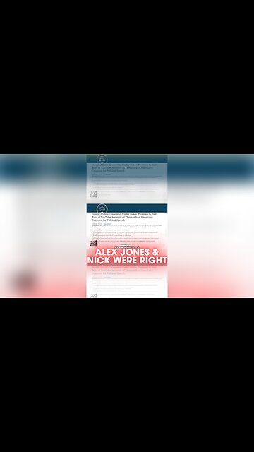 Alex Jones & Nick Fuentes Predicted They Would Be Censored on YouTube Again - 9/24/25