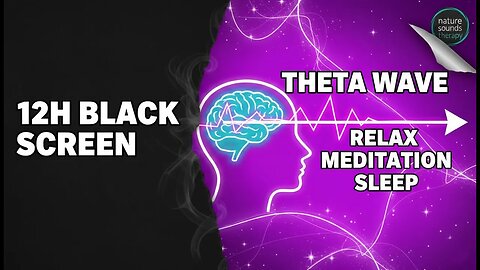 Wash Away Stress (12 Hours) | Rocky River & Theta Waves for Mental Calm