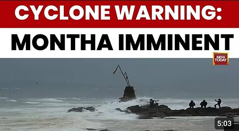 Cyclone Montha Live: Red Alert in Andhra, Flights Cancelled as Landfall Nears Kakinada Tonight