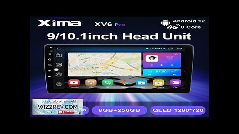 XIMA XV6Pro 8Core 5G WIFI Android auto 2 Din Radio Carplay gps Review