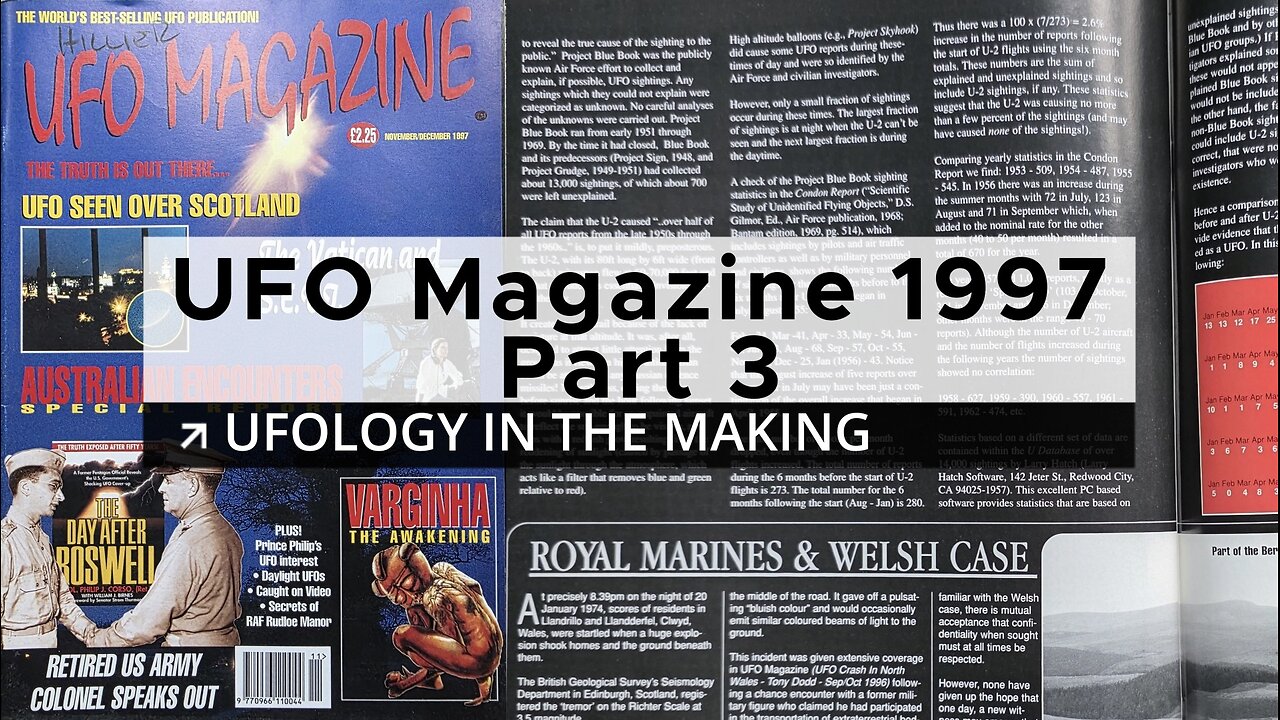 #7 RETRO UFOs - Digging Into UFO Magazine (1997) - PART 3