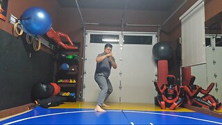 WTD Front Kick to Axe Kick sequential