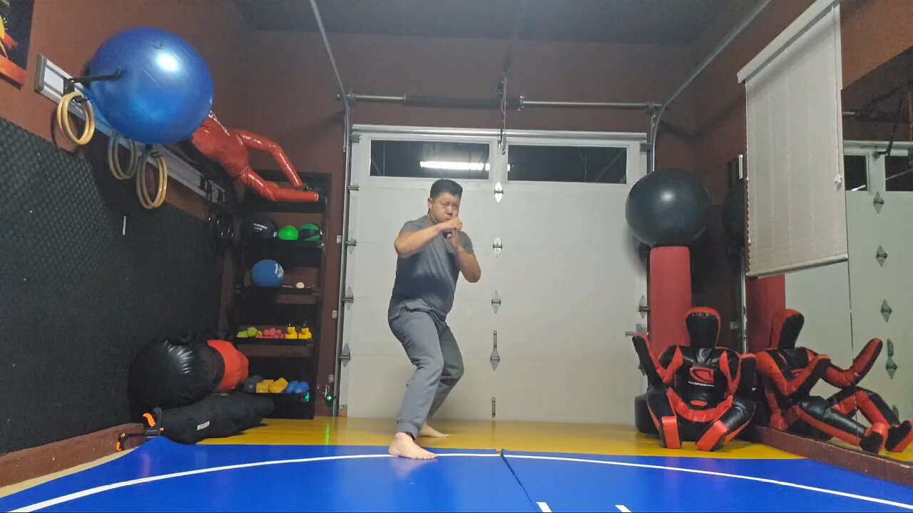 WTD Front Kick to Axe Kick sequential