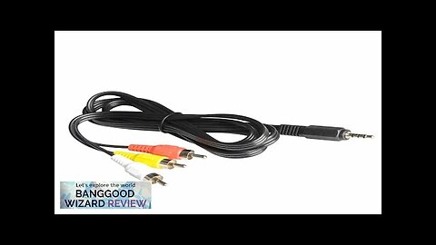 Eachine DC 3.5mm Jack Plug Male 1 to 3 Head RCA AV Review