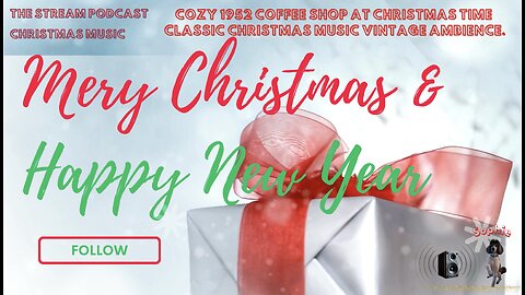 ⭐️ 00065-Cozy 1952 coffee shop at Christmas time Classic Christmas Music Vintage Ambience