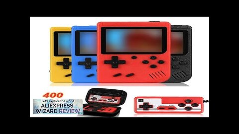 Mini Retro Handheld Game Console Built-in 400 FC Games with Portable Case Review