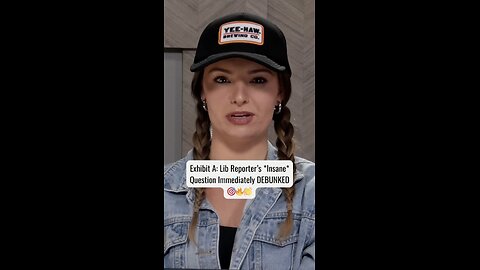 Exhibit A: Lib Report's *INSANE* Question Immediately Debunked 🚨