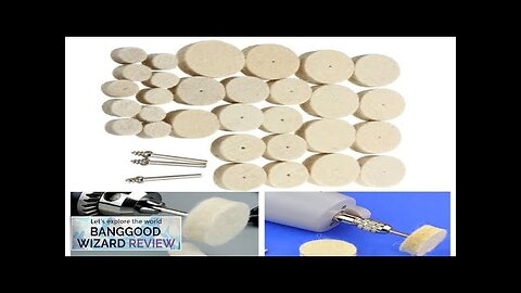 33pcs Wool Polishing Wheel Grinder Accessories for Rotary Tool Review