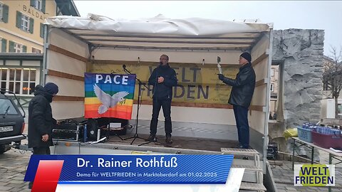 Rede von Dr. Rainer Rothfuß zu WELTFRIEDEN Demo 01-02-2025