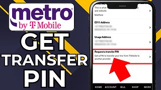 HOW TO GET TRANSFER PIN FROM METRO T-MOBILE