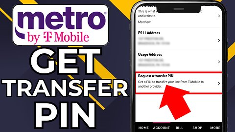 HOW TO GET TRANSFER PIN FROM METRO T-MOBILE