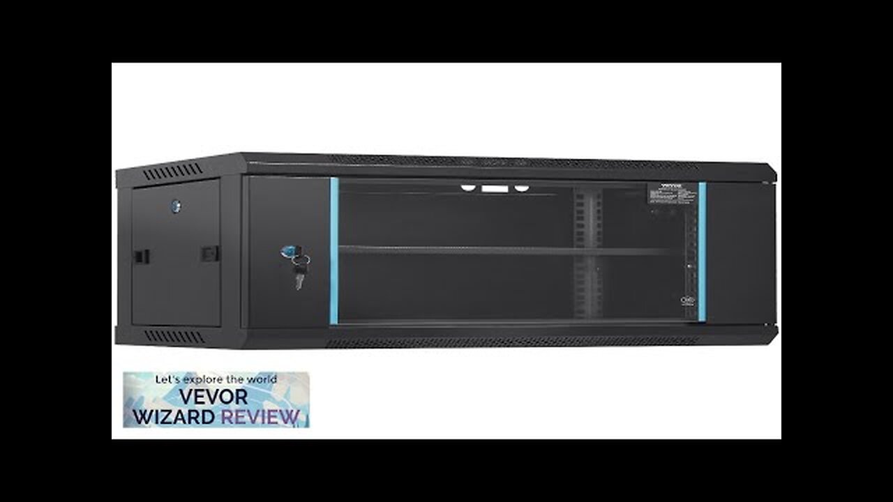 Rumble Rack System VEVOR 6U Wall Mount Network Server Cabinet 15.5'' Deep Server Rack ...