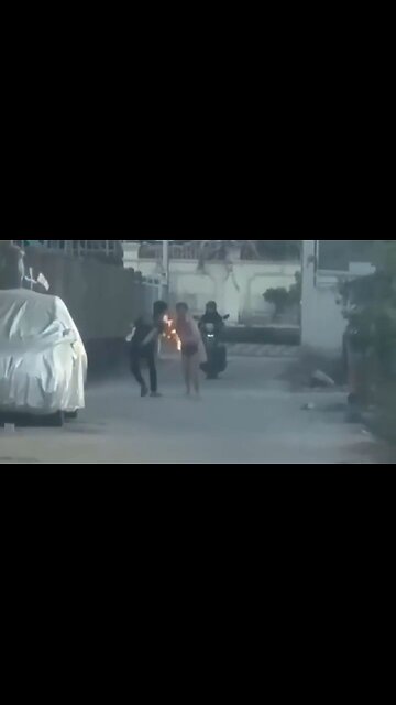 Disturbing Video Shows A Son Lighting His Mother On Fire In Vietnam
