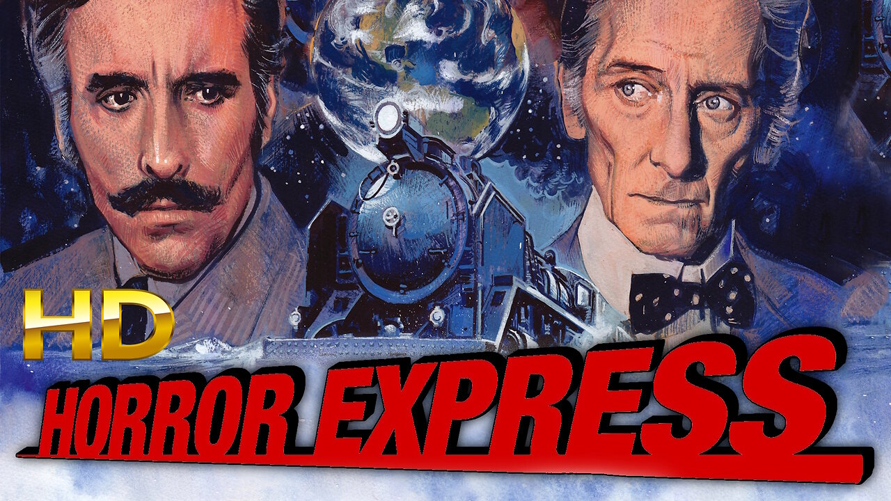 HORROR EXPRESS - AI REMASTERED - HD - Starring Christopher Lee & Peter Cushing