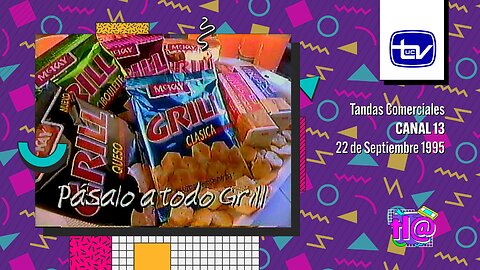 Tandas Comerciales Canal 13 (22 de Septiembre 1995)