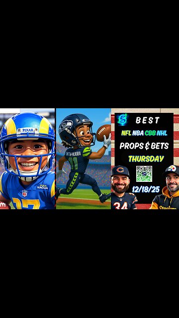 🏈 Best Thursday Night Football Picks | RAMS vs SEAHAWKS | NFL Best Bets and Player Props |NBA PICKS