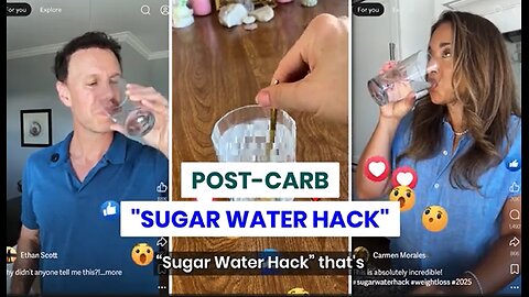 Drink THIS Sugar WaterTo Fix Diabetes