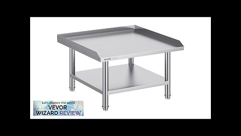 VEVOR Stainless Steel Work Table 24 x 24 x 26 Inch Commercial Review