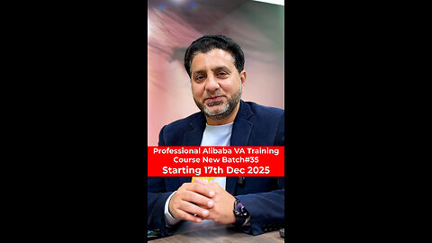 📢 Alibaba Virtual Assistant Training – New Batch #35 Begins 17 Dec 2025