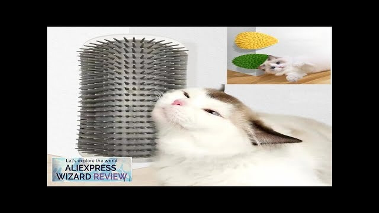 Cat Scratcher Massager for Cats Scratching Pets Brush Remove Hair Comb Grooming Review