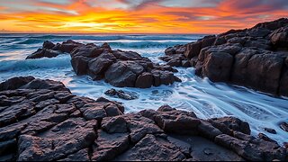 Melodic Sunset Chill – Ambient Piano & Chillout Music with Ocean Views