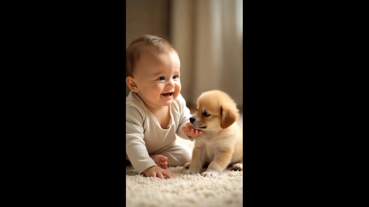 Kids n puppies