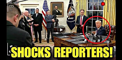 Trump Announces Shocking News From The Oval Office: January 6 Hostages Freed And Reporters Silenced!