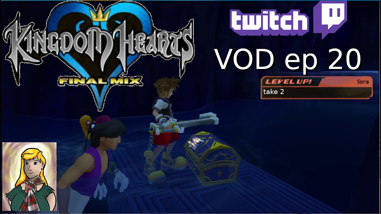 Kingdom Hearts stream -Twitch VOD ep20- chill leveling - finding optional bosses