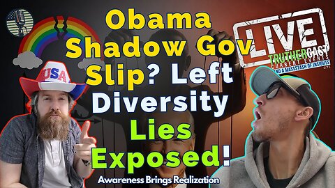Obama Admits Shadow Government Control Over Biden as Left's Diversity Claims Fall Apart