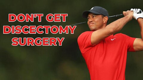 Why Tiger Woods Back Surgery Failed