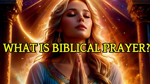 What is biblical prayer?