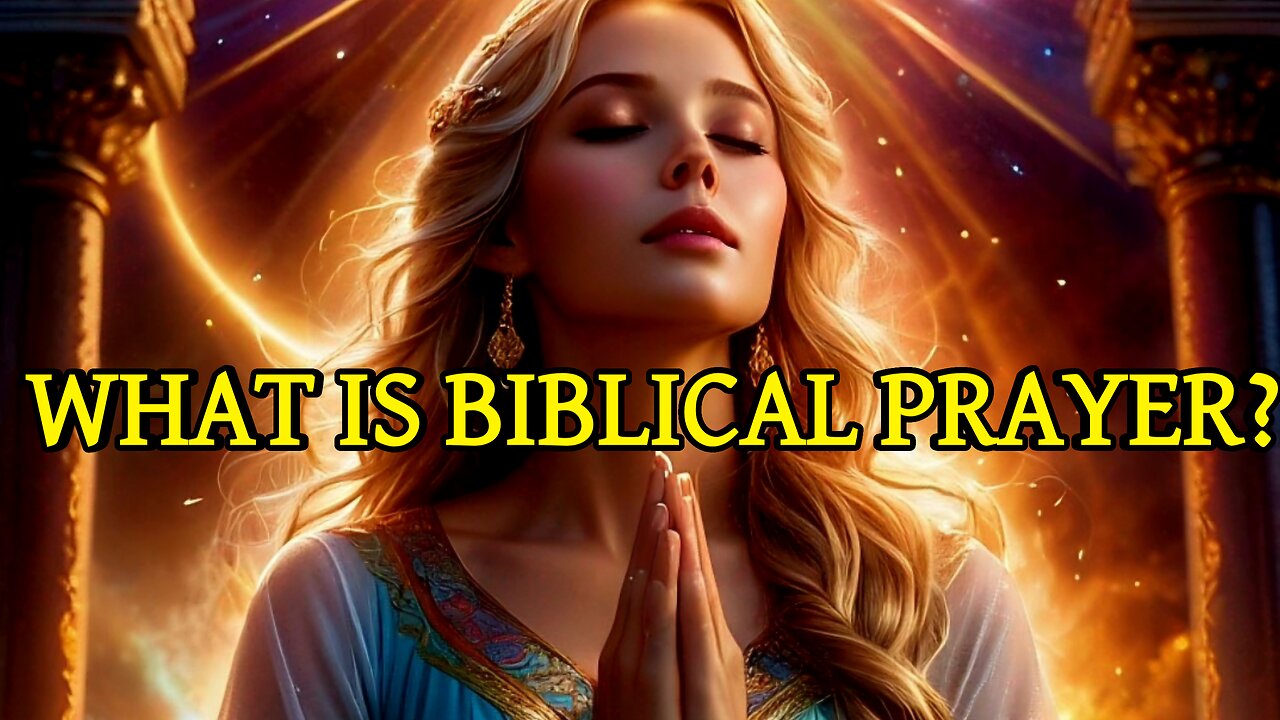 What is biblical prayer?