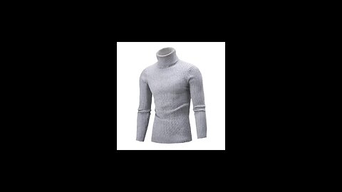 Classic Vintage Slim Turtleneck Sweater for Men | Warm Winter Knitwear