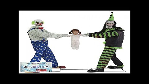 Tug Of War Animated Clowns Figure Green Review