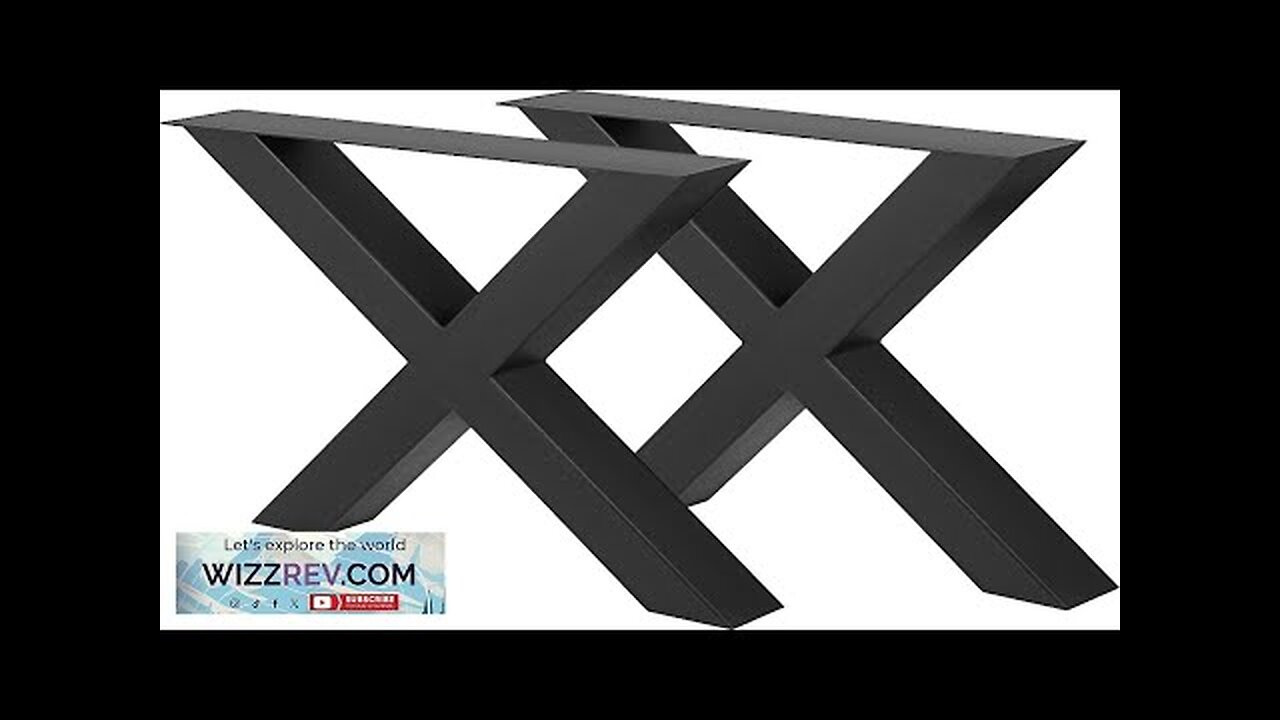 VEVOR Set of 2 Steel Table Legs 28''Height 30''Wide Dining Table Legs Review