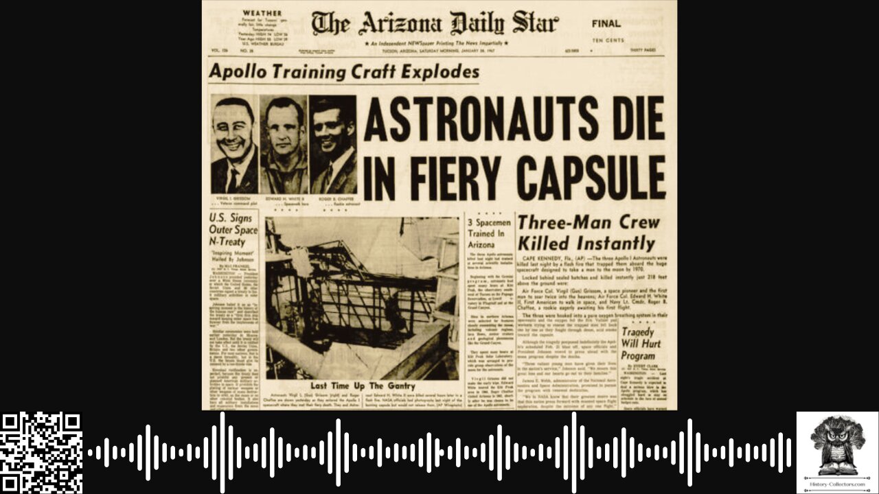 #OnThisDate January 27, 1967: Fire In Apollo