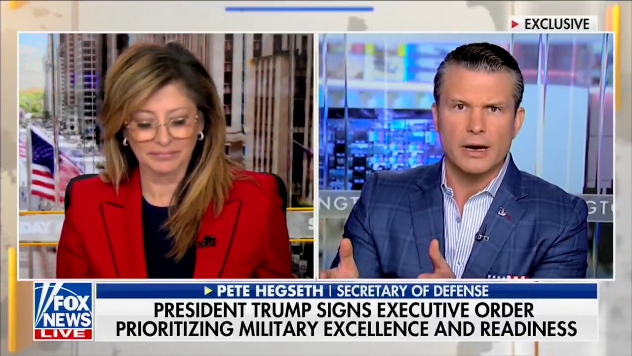 HEGSETH: TRUMP SIGNS EO PRIORITIZING MILITARY EXCELLENCE