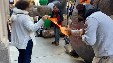 Construction Union Protestors (Midtown Manhattan Apartment)