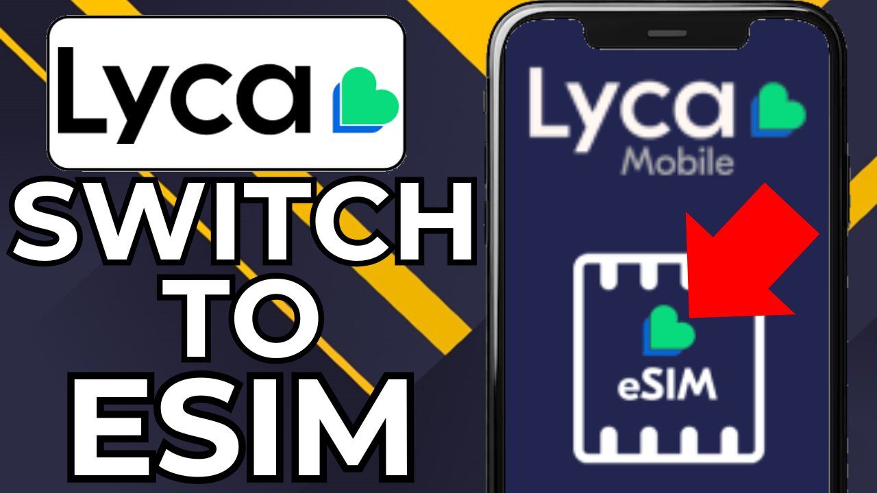 HOW TO CONVERT LYCA PHYSICAL SIM TO ESIM