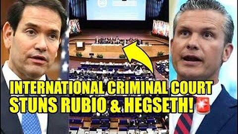 INTERNATIONAL CRIMINAL COURT Drops BOMB On Rubio & Hegseth🚨