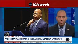 Rep Hakeem Jeffries: I'm Concerned Trump Is Using DOJ To Control Eric Adams