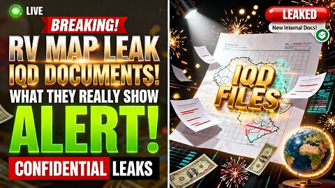 New RV Map Leak What the IQD Documents Really Show! 🔍🏦🔥 💥 Iraqi Dinar News 2025