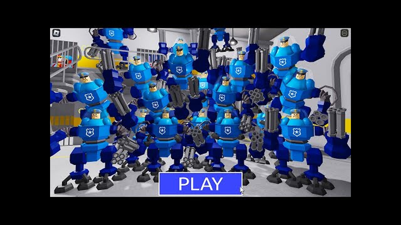 TSUNAMI BARRY ROBOT FAMILY! Walkthrough Full GAMEPLAY #roblox #ScaryObby